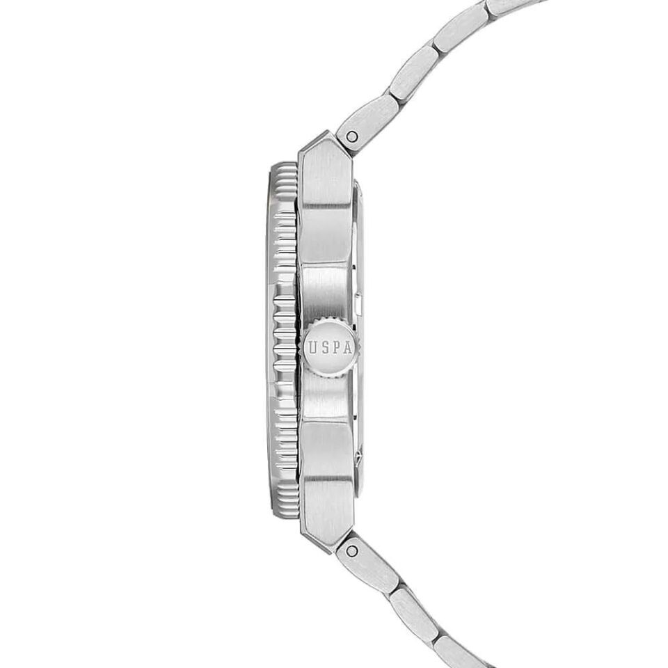 U.s. Polo Assn. USPA1130-04 Quartz Çelik Siyah Lacivert Kadran 43 mm Erkek Kol Saati