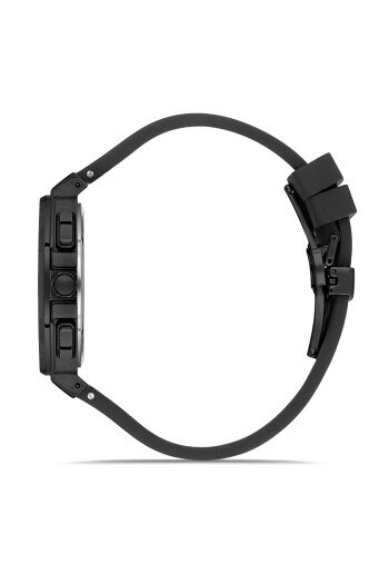 Ferro Quartz Silikon Siyah 43 mm Fonksiyonları Aktif Erkek Kol Saati